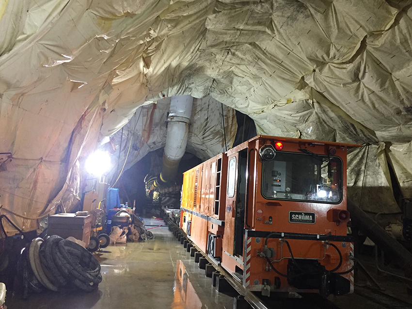 June 24 train in tunnel