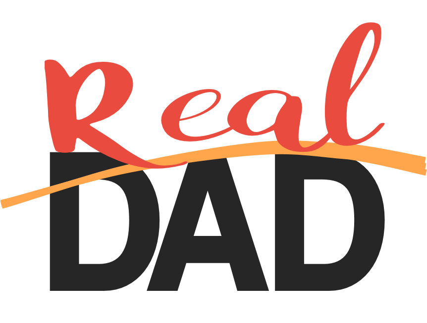 Real Dad Logo White Background