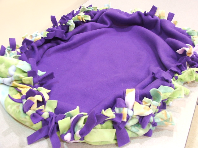 No Sew Fleece Kitty Blanket City of Fort Wayne