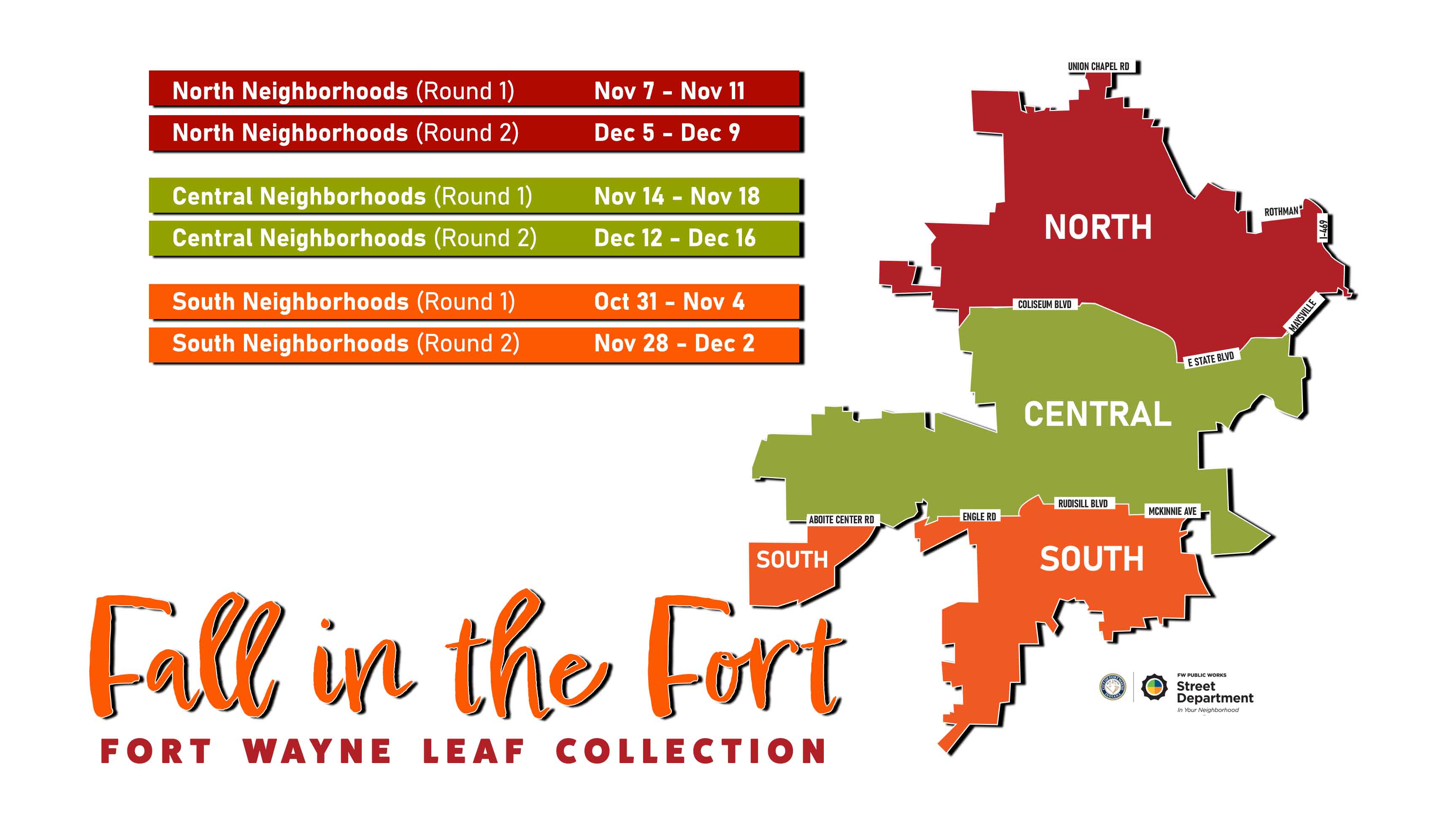 Leaf Collection City of Fort Wayne